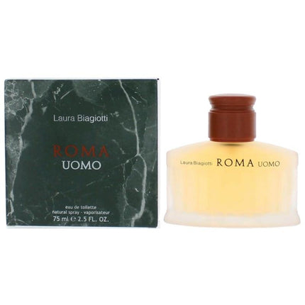 Roma Uomo By Laura Biagiotti, 2.5 Oz Eau De Toilette Spray For Men