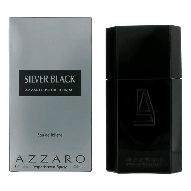 Azzaro Silver Black By Azzaro, 3.4 Oz Eau De Toilette Spray For Men