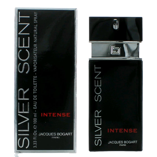 Silver Scent Intense By Jacques Bogart, 3.4 Oz Eau De Toilette Spray For Men