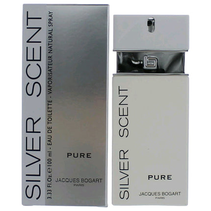 Silver Scent Pure By Jacques Bogart, 3.4 Oz Eau De Toilette Spray For Men