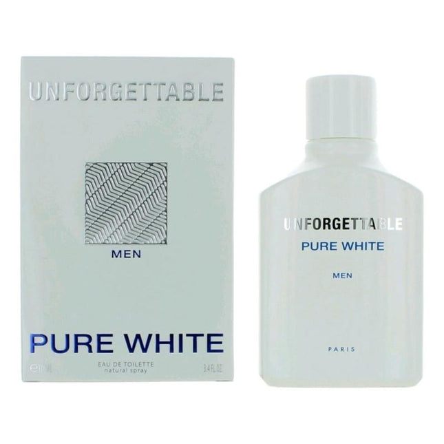 Unforgettable Pure White By Glenn Perri, 3.4 Oz Eau De Toilette Spray For Men