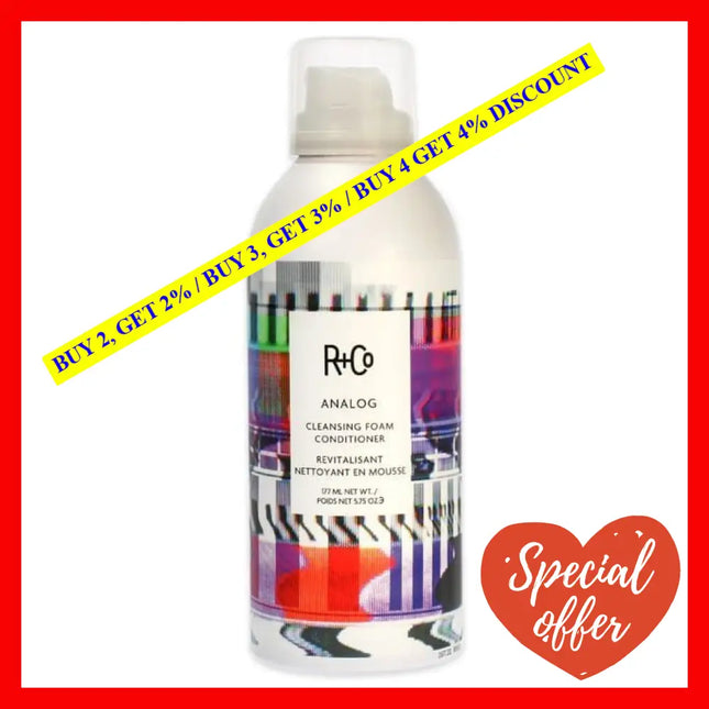 Analog Cleansing Foam Conditioner By R+Co For Unisex - 5.75 Oz