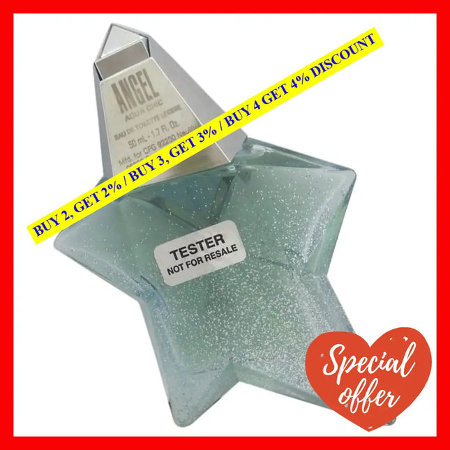 Angel Aqua Chic By Thierry Mugler For Women - 1.7 Oz Light Edt Spray (Tester)