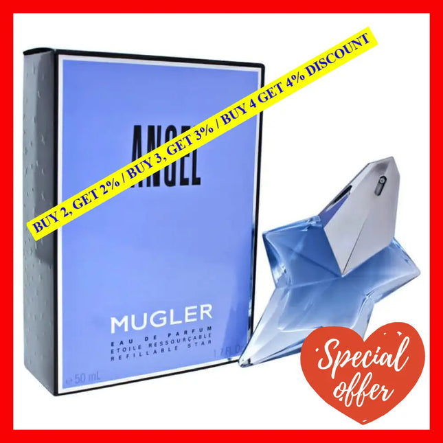 Angel By Thierry Mugler For Women - 1.7 Oz Edp Spray (Refillable)