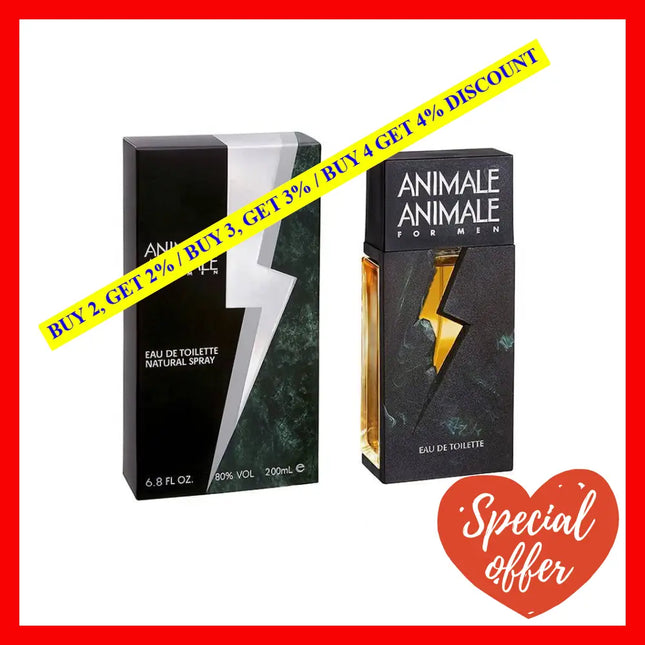 Animale Eau De Toilette Spray For Men 6.8 Ounce