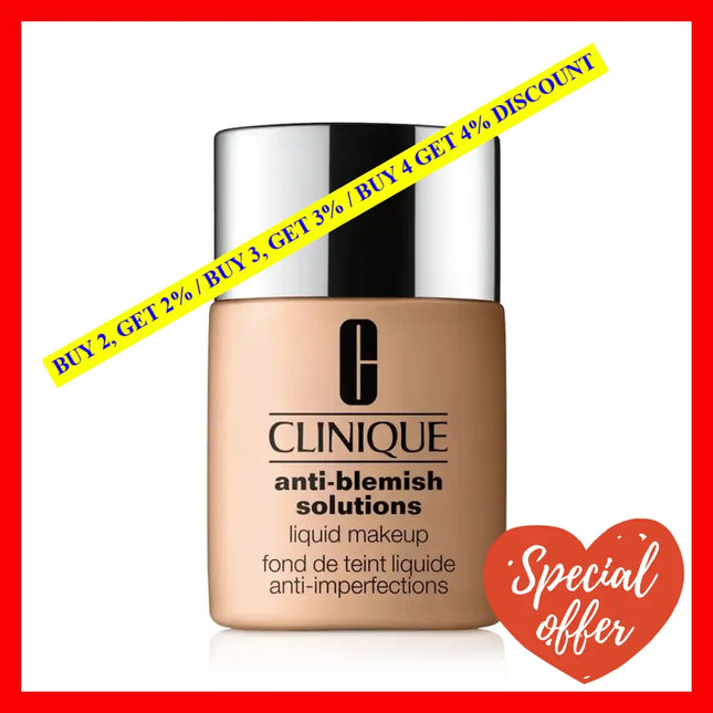 Anti Blemish Solutions Liquid Makeup - 02 Fresh Ivory (Vf) By Clinique For Women 1 Oz Foundation
