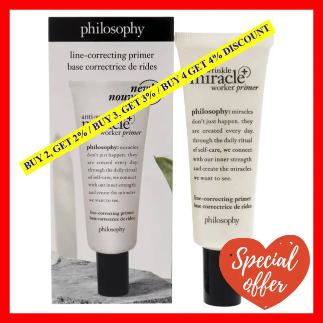 Anti-Wrinkle Miracle Worker Primer Plus Line-Correcting By Philosophy For Women - 0.9 Oz