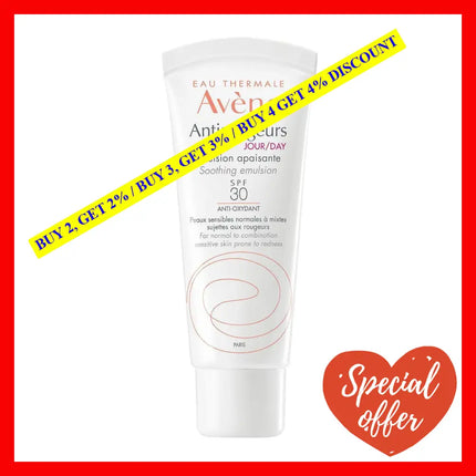 Antirougeurs Day Sothing Emulsion Spf 30 By Avene For Unisex - 1.3 Oz