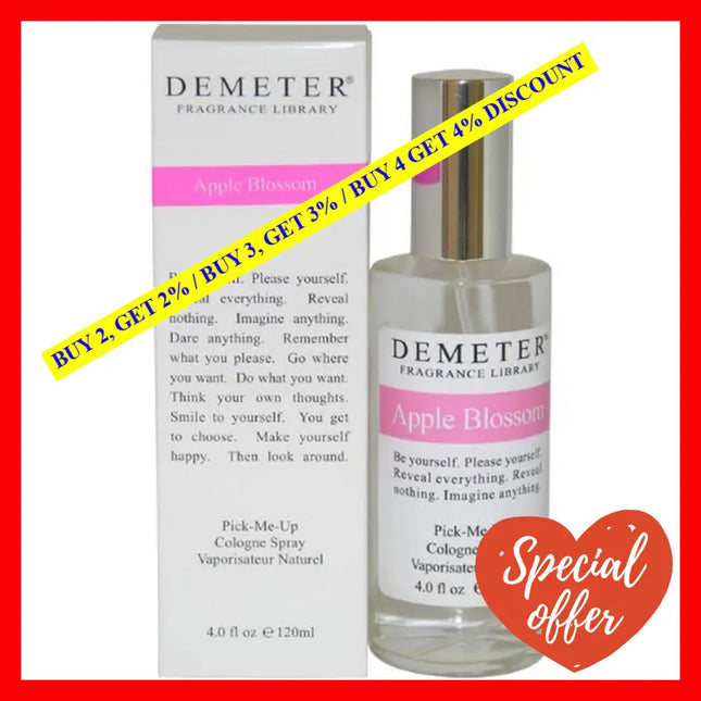 Apple Blossom By Demeter For Women - 4 Oz Cologne Spray