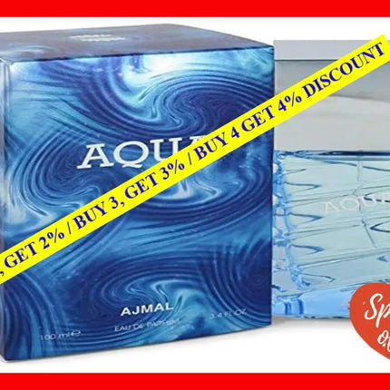 Aqua By Ajmal For Men - 3.4 Oz Edp Spray