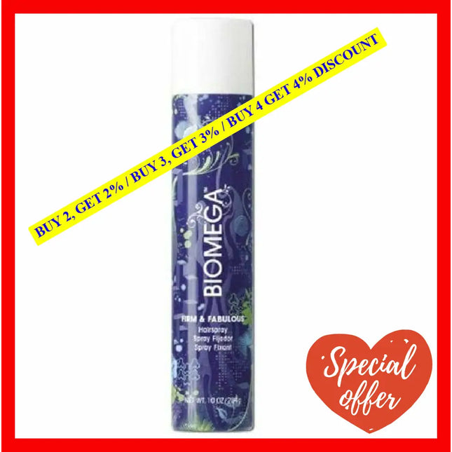 Aquage Biomega Firm And Fabulous Spray Hair For Unisex 10 Ounce