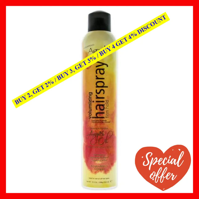 Argan Oil Firm Hold Hair Spray By Agadir For Unisex - 10.5 Oz