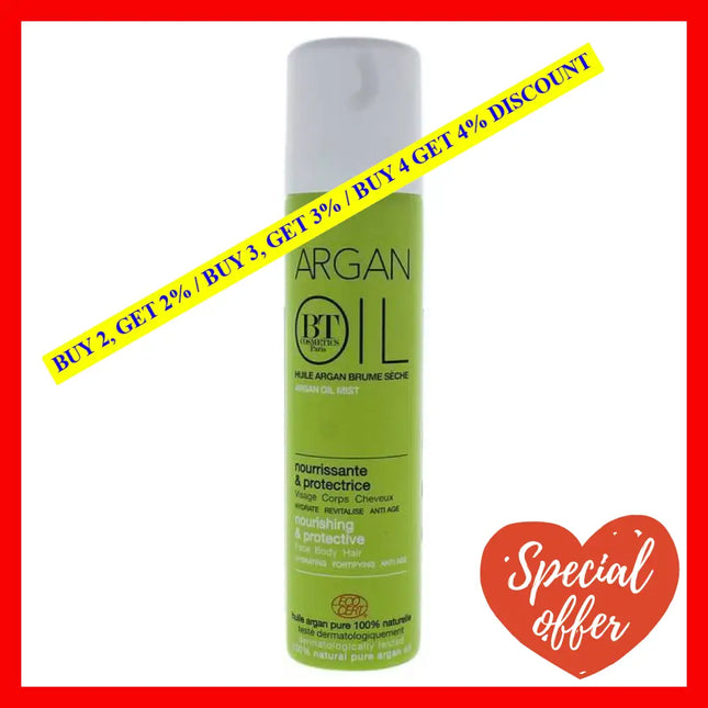 Argan Oil Mist Spray By Bt Cosmetics For Unisex - 2.5 Oz Body