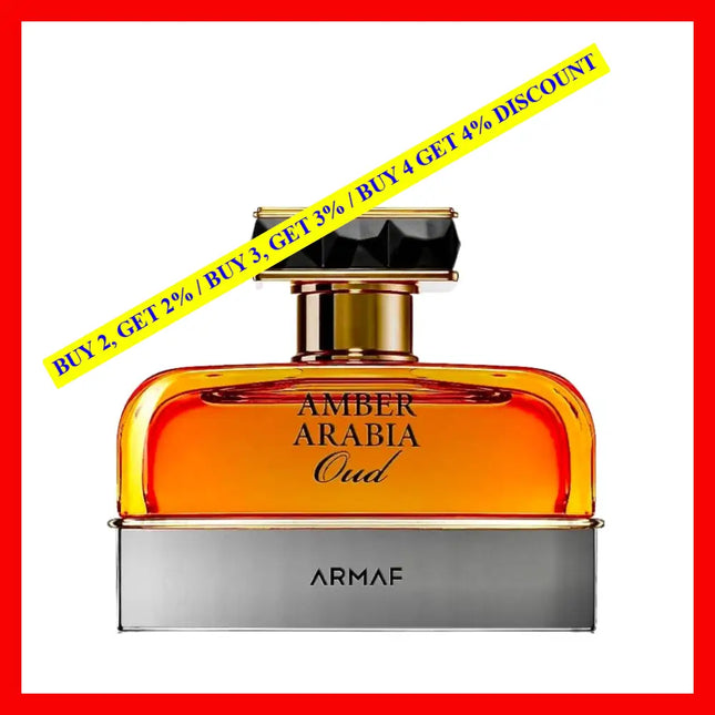 Armaf Amber Arabia Oud Eau De Parfum For Men 3.4 Oz / 100 Ml