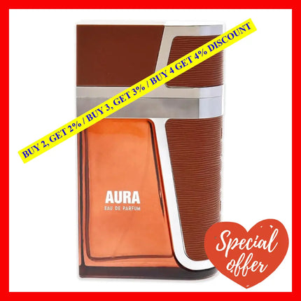 Armaf Aura Eau De Parfum For Men 3.4 Oz / 100 Ml