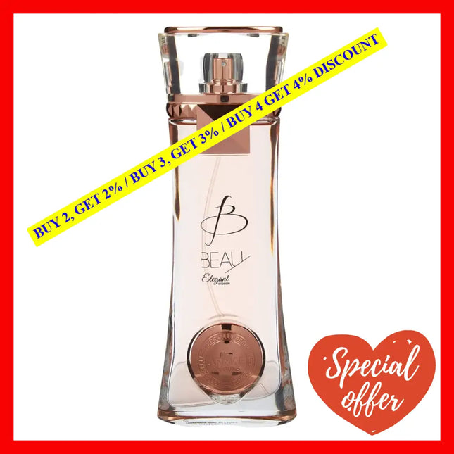 Armaf Beau Elegant Eau De Parfum For Women 3.4 Oz / 100 Ml