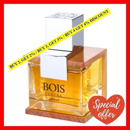Armaf Bois Luxura 3.4Oz Eau De Toilette Spray
