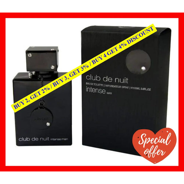 Armaf Club De Nuit Intense Eau Toilette Spray 105Ml For Men (6085010044712)