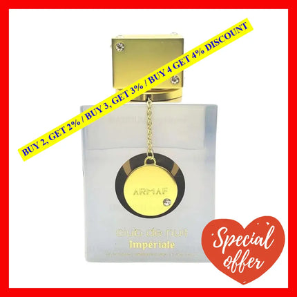 Armaf Club De Nuit White Imperiale Eau Parfum For Women 3.6 Oz / 100 Ml