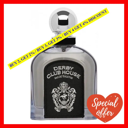 Armaf Derby Club House Eau De Toilette For Men 3.4 Oz / 100 Ml
