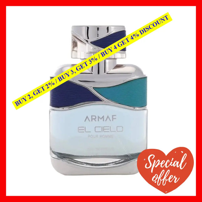 Armaf El Cielo Eau De Toilette For Men 3.4 Oz / 100 Ml