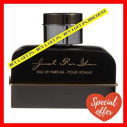 Armaf Just For You Eau De Parfum Men 3.4 Oz / 100 Ml