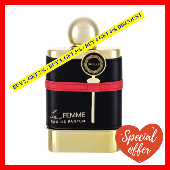 Armaf Le Femme Eau De Parfum For Women 3.4 Oz / 100 Ml
