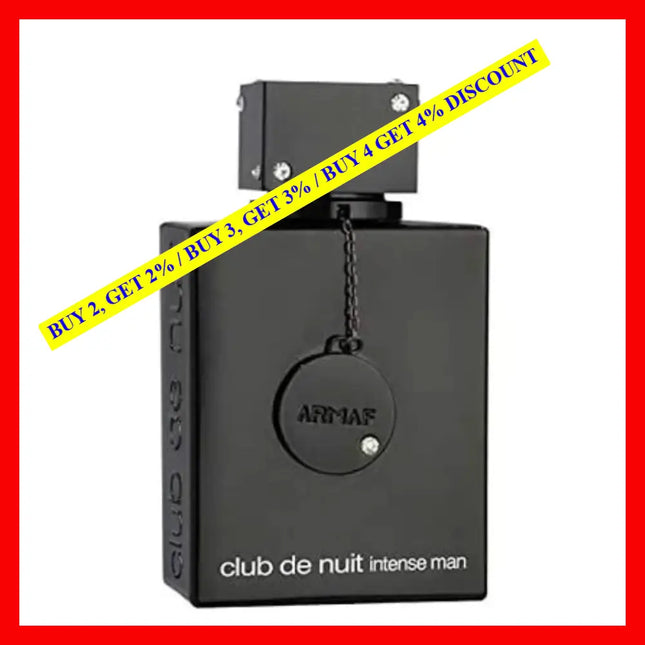Armaf Perfumes Club De Nuit Intense Parfum 5.0Oz - 150Ml Pure For Men