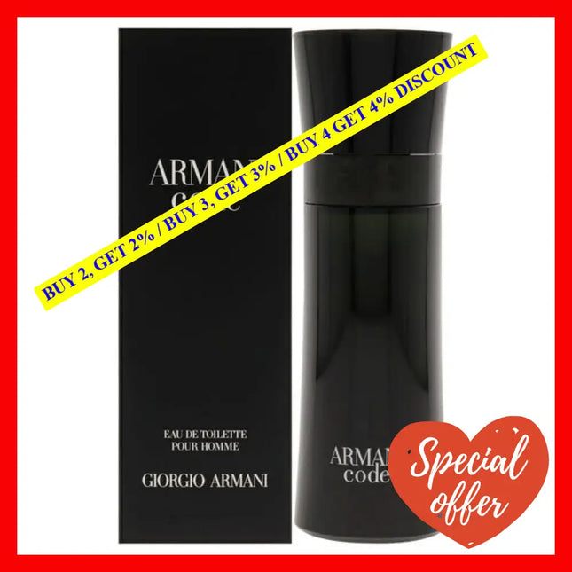 Armani Code By Giorgio For Men - 2.5 Oz Edt Spray