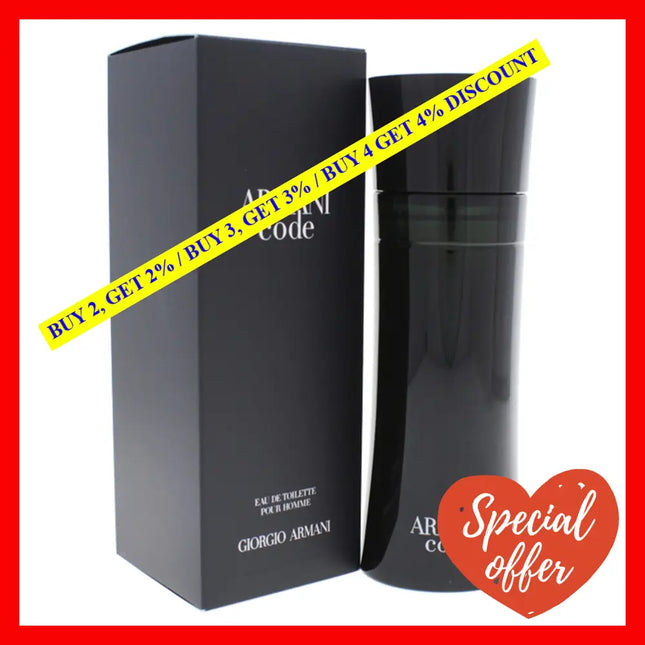Armani Code By Giorgio For Men - 6.7 Oz Edt Spray