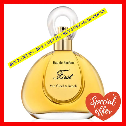 Arpels First Perfume For Women Edp Spray First/Van Cleef Eau De Parfum Women 3.3 Oz