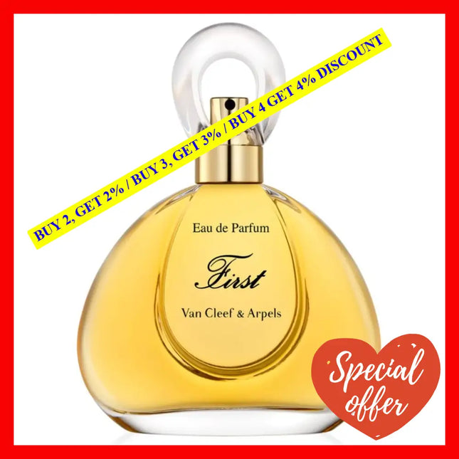 Arpels First Perfume For Women Edp Spray First/Van Cleef Eau De Parfum Women 3.3 Oz