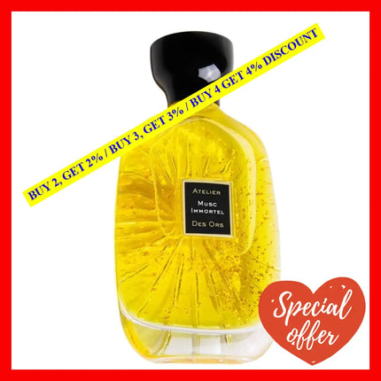 Atelier Des Ors Musc Immortel Eau De Parfum Unisex 3.3 Oz / 100 Ml