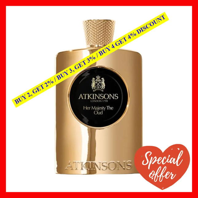 Atkinsons Her Majesty The Oud Eau De Parfum For Women 3.3 Oz / 100 Ml