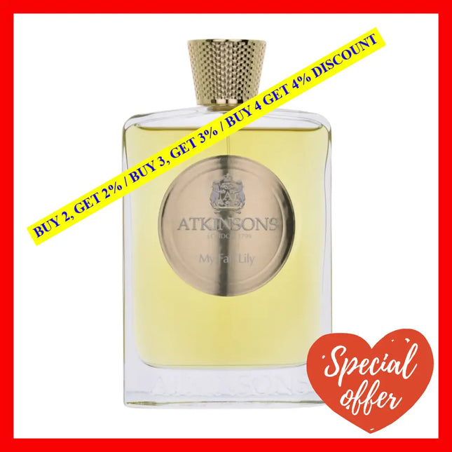 Atkinsons The Joss Flower Eau De Parfum For Men 3.3 Oz / 100 Ml