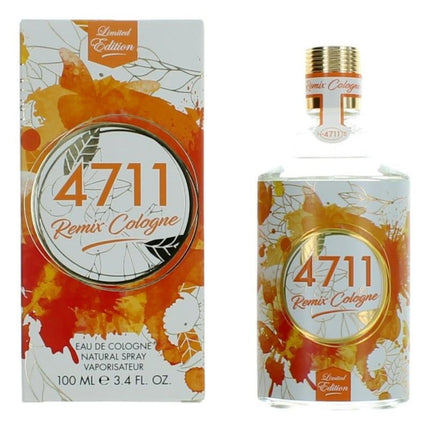 4711 Remix Orange Cologne By Muelhens, 3.4 Oz Eau De Cologne Spray For Unisex