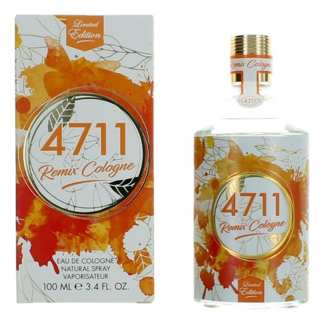 4711 Remix Orange Cologne By Muelhens, 3.4 Oz Eau De Cologne Spray For Unisex