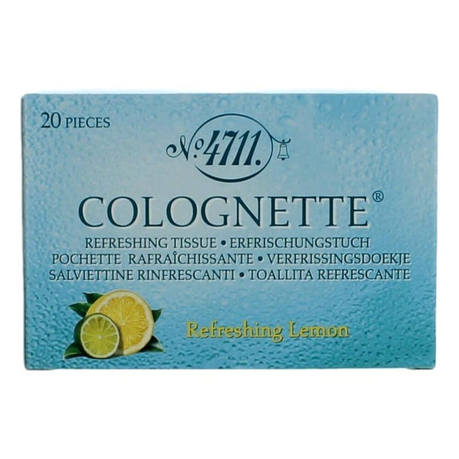 4711 By Muelhens, 20 Piece Colognette Refreshing Lemon Tissue