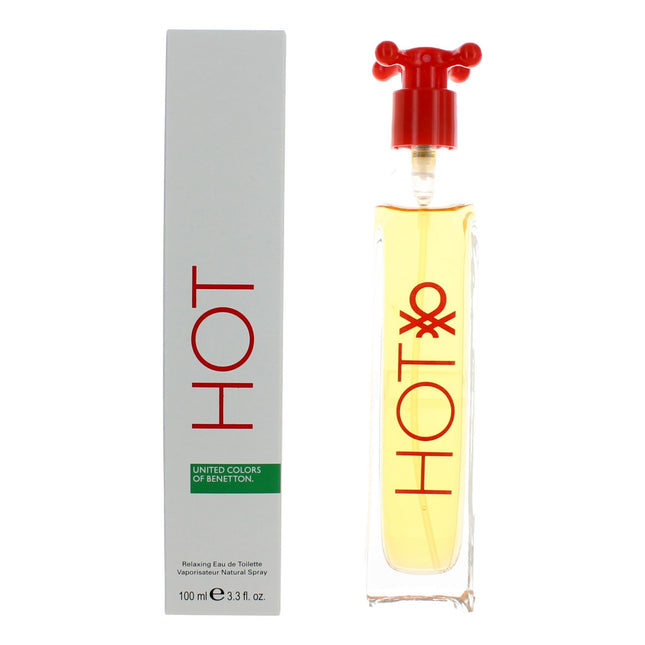 Hot By Benetton, 3.3 Oz Eau De Toilette Spray For Unisex