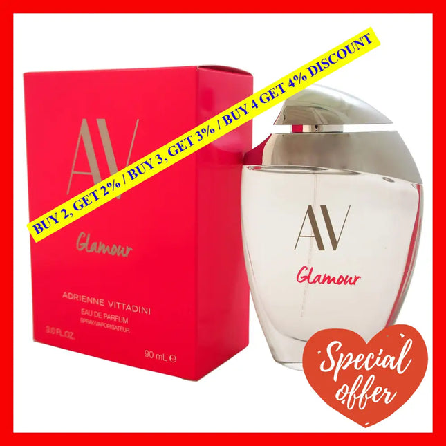 Av Glamour By Adrienne Vittadini For Women - 3 Oz Edp Spray