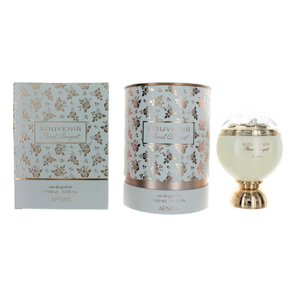 Souvenir Floral Bouquet By Afnan, 3.4 Oz Eau De Parfum Spray For Women