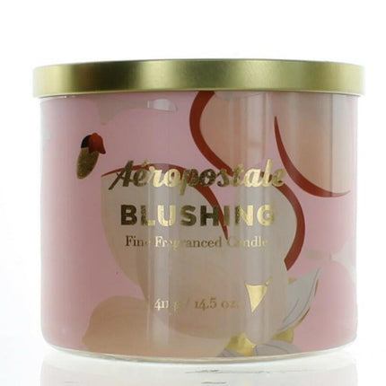 Aeropostale 14.5 Oz Soy Wax Blend 3 Wick Candle - Blushing