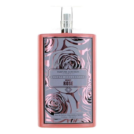 Velvet Rose By Aubusson, 3.4 Oz Eau De Parfum Spray For Women Pink Bottle