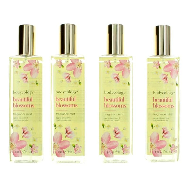 Beautiful Blossoms By Bodycology, 4 Pack 8 Oz Fragrance Mist For Women
