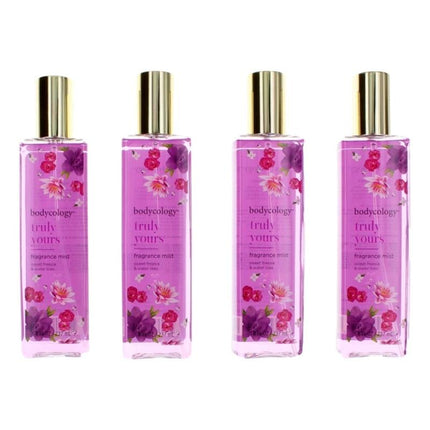 Truly Yours By Bodycology, 4 Pack  8 Oz Fragrance Mist For Women