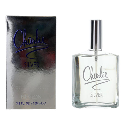 Charlie Silver By Revlon, 3.4 Oz Eau De Toilette Spray For Women