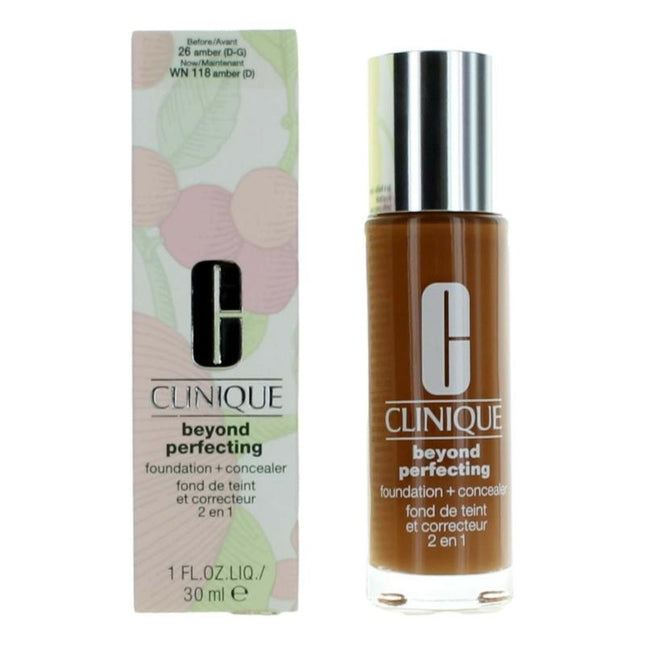 Clinique Beyond Perfecting By Clinique, 1 Oz Foundation + Concealer - Wn 118 Amber