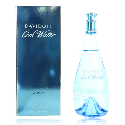Cool Water By Davidoff, 6.7 Oz Eau De Toilette Spray For Women