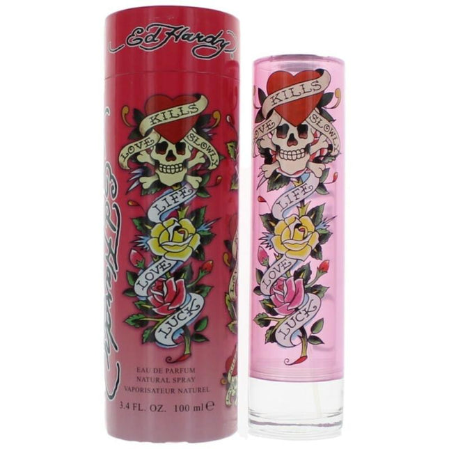 Ed Hardy By Christian Audigier, 3.4 Oz Eau De Parfum Spray For Women