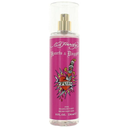 Ed Hardy Hearts &amp; Daggers By Christian Audigier, 8 Oz Fine Fragrance Mist For Women